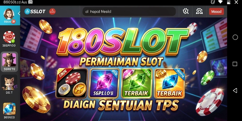 Screenshot menunjukkan gameplay seru dalam 180SLOT dengan elemen TPS.