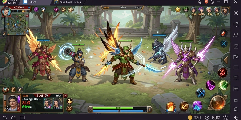 Tampilan menarik dari gameplay dalam A200M yang penuh dengan strategi.