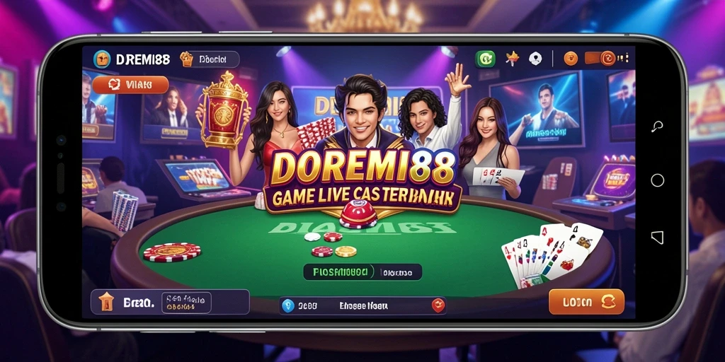 Tampilan gameplay DOREMI88 yang mendebarkan di Live Casino.