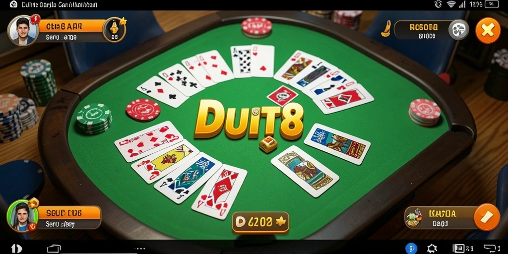 Screenshot gameplay Gaple yang menarik di DUIT8.
