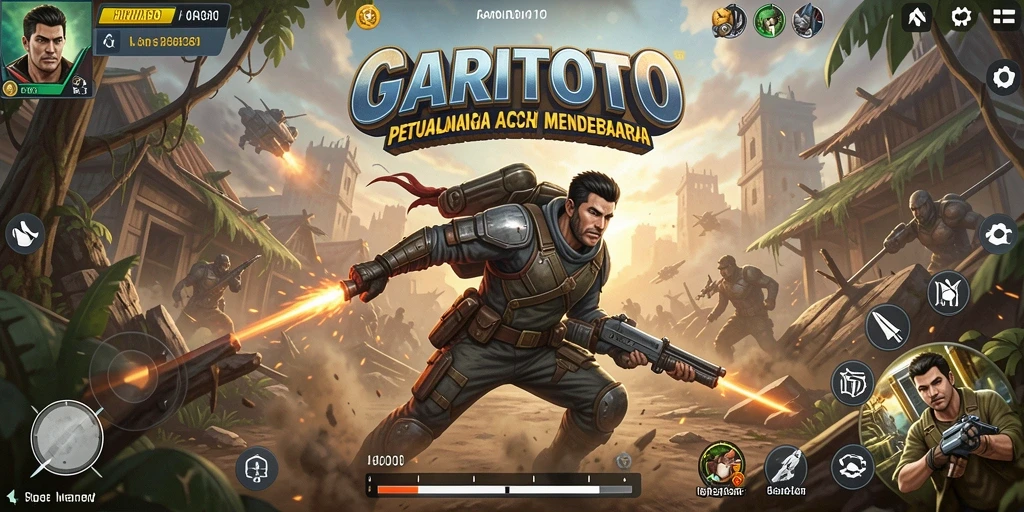 Gameplay aksi intens di GARITOTO dengan pertempuran yang mendebarkan.
