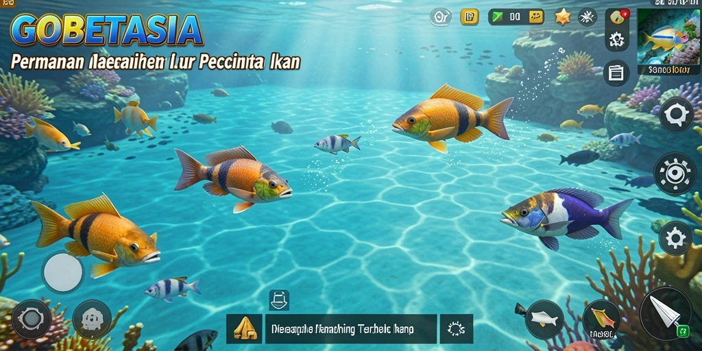 Tampilan gameplay menarik di GOBETASIA dengan aksinya yang seru.