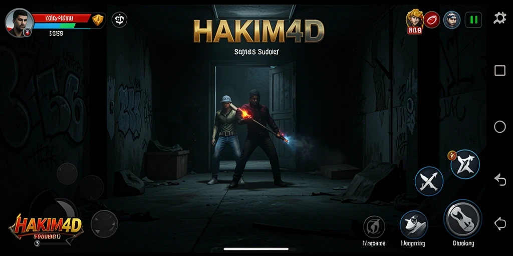 Gameplay HAKIM4D yang mencekam penuh dengan ketegangan.