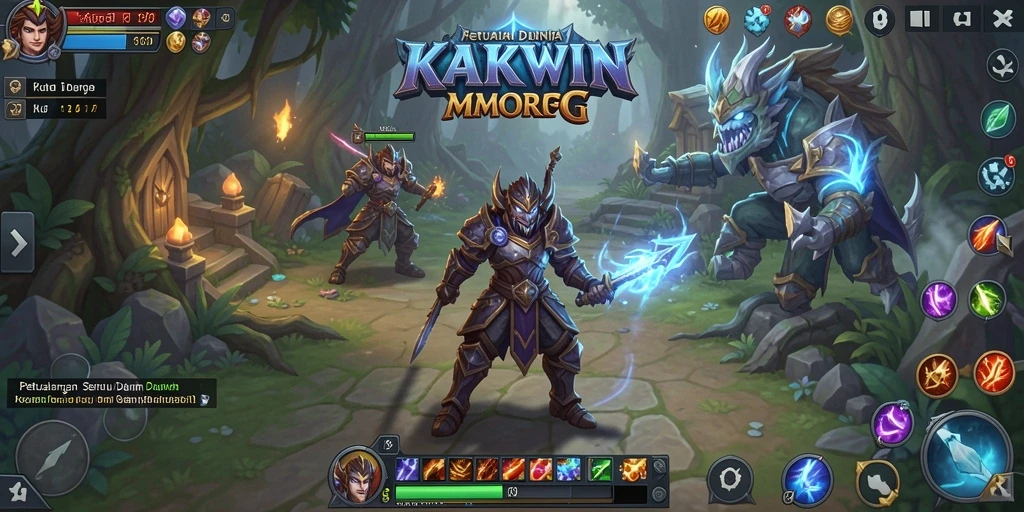 Tampilan gameplay KAKWIN yang menarik dan penuh aksi.