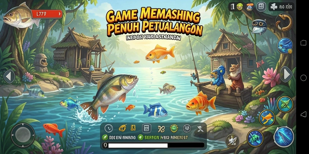 Tangkapan ikan besar dalam gameplay L777 yang menarik.