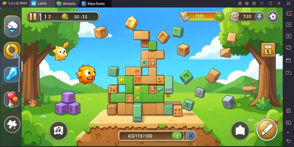Gameplay seru dan menantang dalam LG111, menampilkan berbagai teka-teki.
