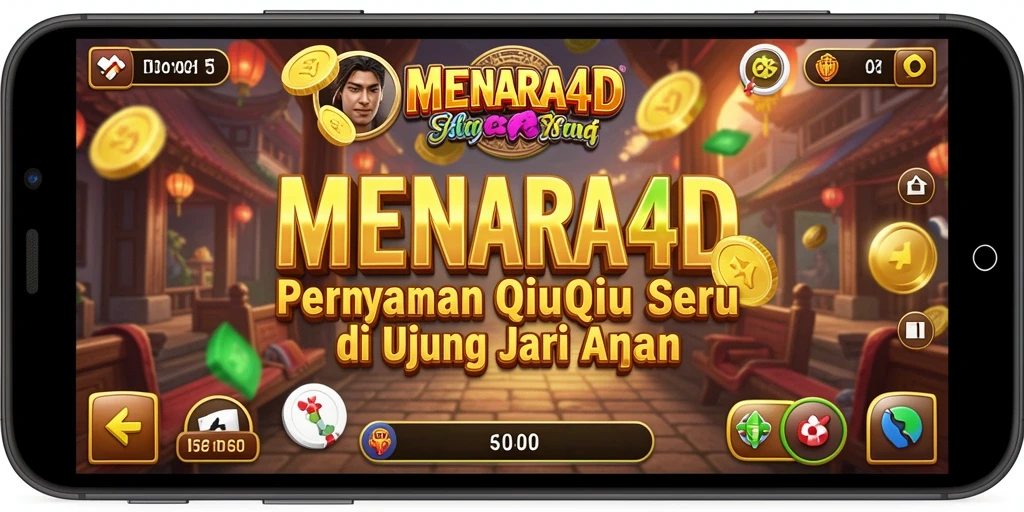 Screenshot MENARA4D menampilkan gameplay seru dan interaktif QiuQiu.