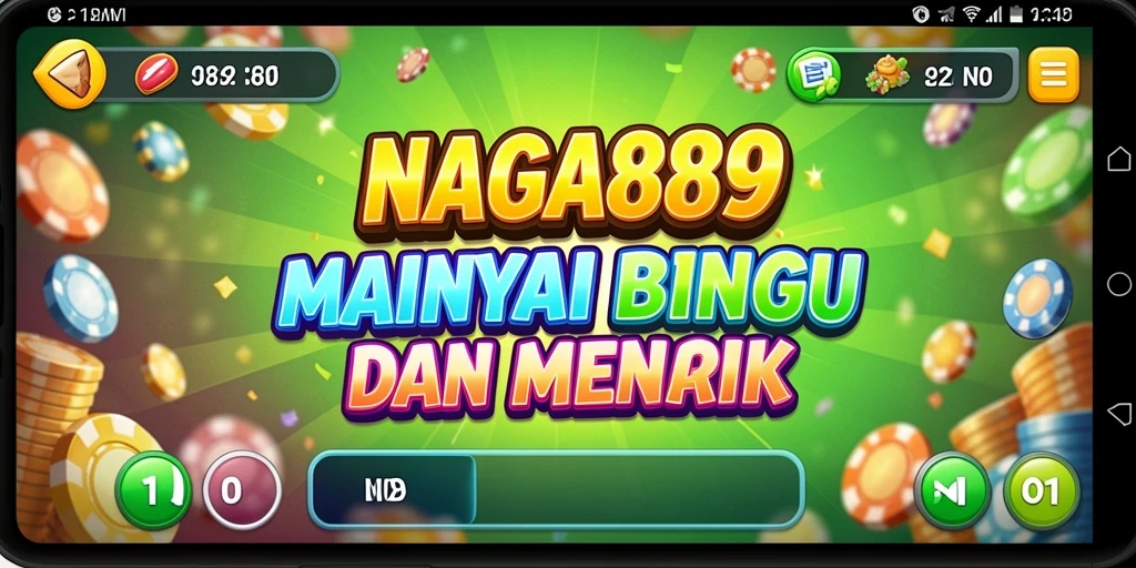 Tampilan gameplay seru dalam permainan Bingo NAGA889.