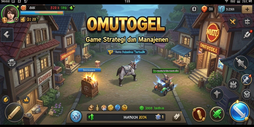 Screenshot gameplay menarik dari OMUTOGEL yang menunjukkan pertempuran strategis.