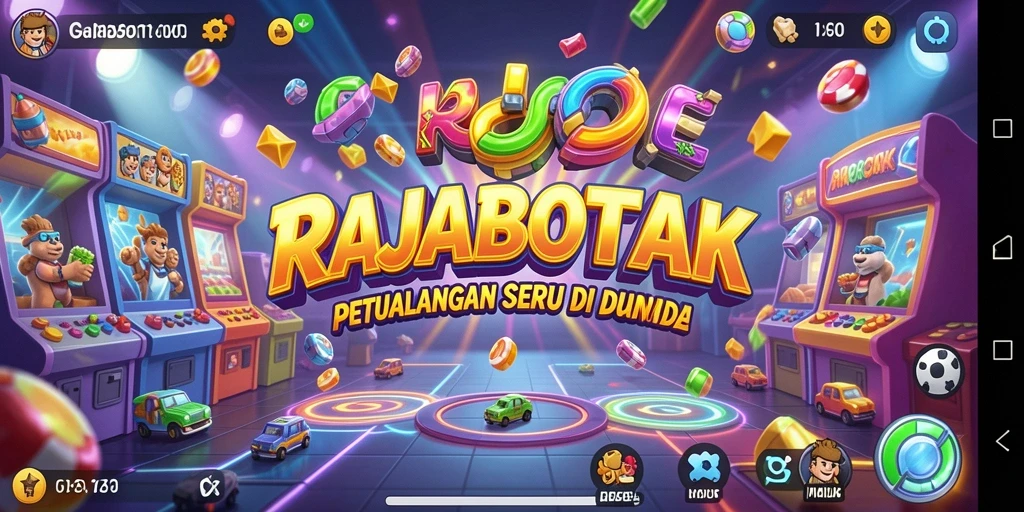 Tampilan gameplay seru dan penuh tantangan dari RAJABOTAK.