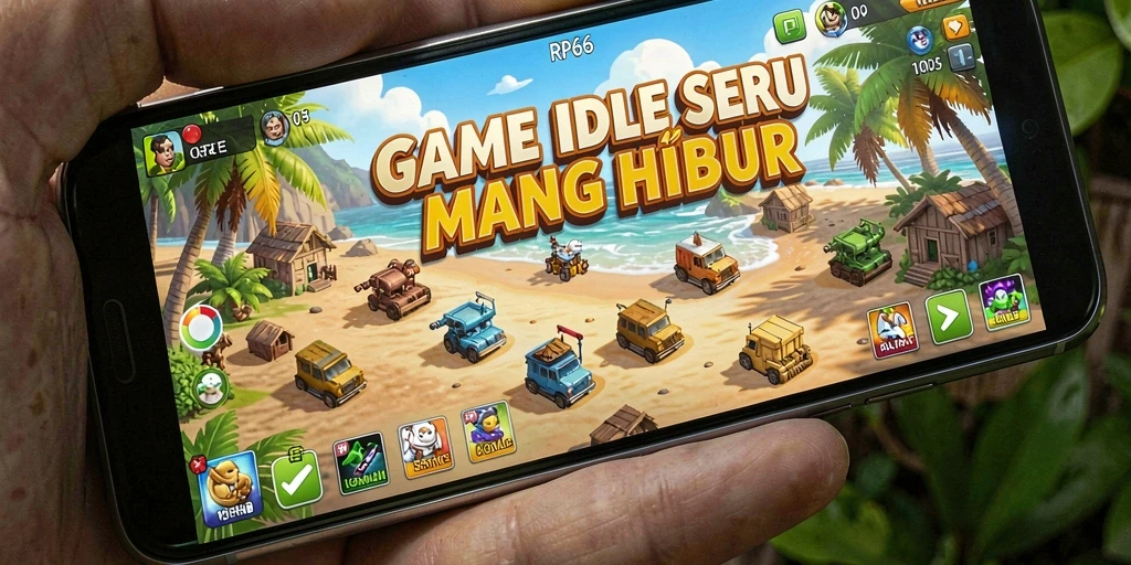 Tampilan gameplay Idle RP66 yang menarik dan penuh warna.
