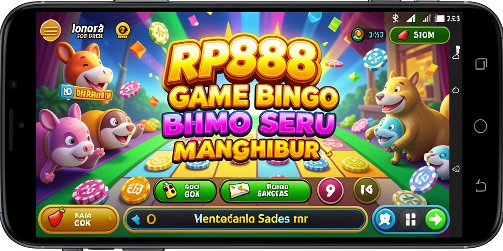 Tampilan gameplay seru di RP888 dengan variasi Bingo yang menarik.