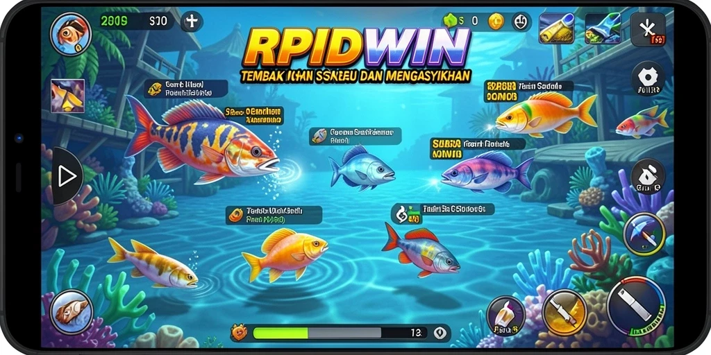 Gameplay RPIDWIN yang penuh warna dan aksi memukau.