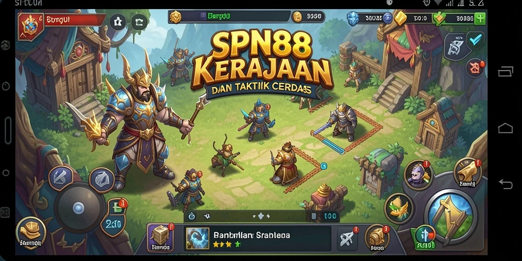 Tampilan gameplay SPN88 yang menarik dengan elemen SLG mendalam.