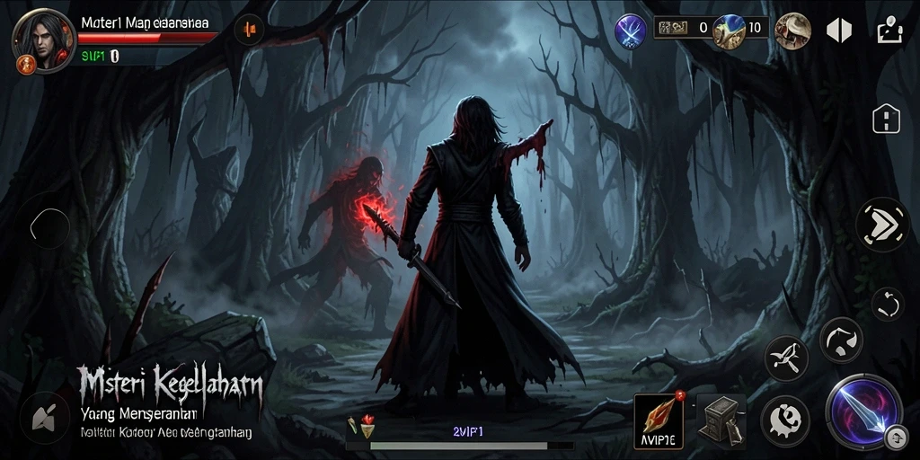 Tampilan gameplay SVIP1 yang mencekam dan menegangkan.