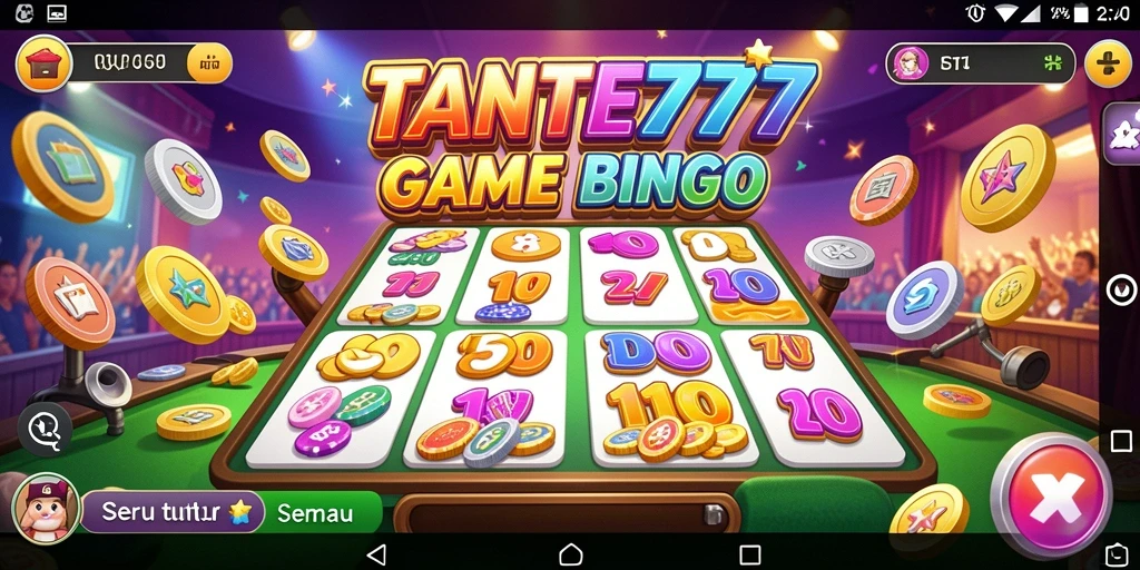 Gameplay menarik dari TANTE777 menampilkan suasana seru permainan Bingo.
