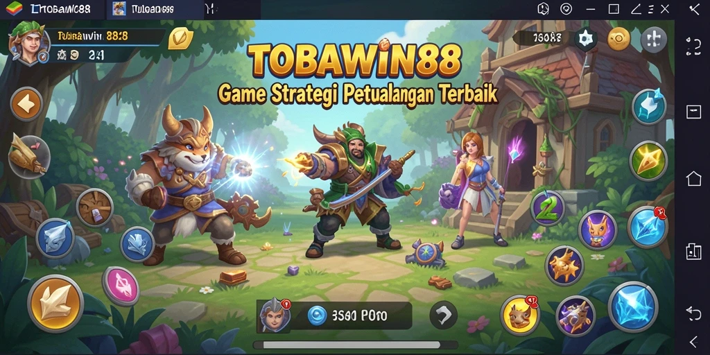 Tampilan seru dalam gameplay TOBAWIN88 yang mendebarkan.
